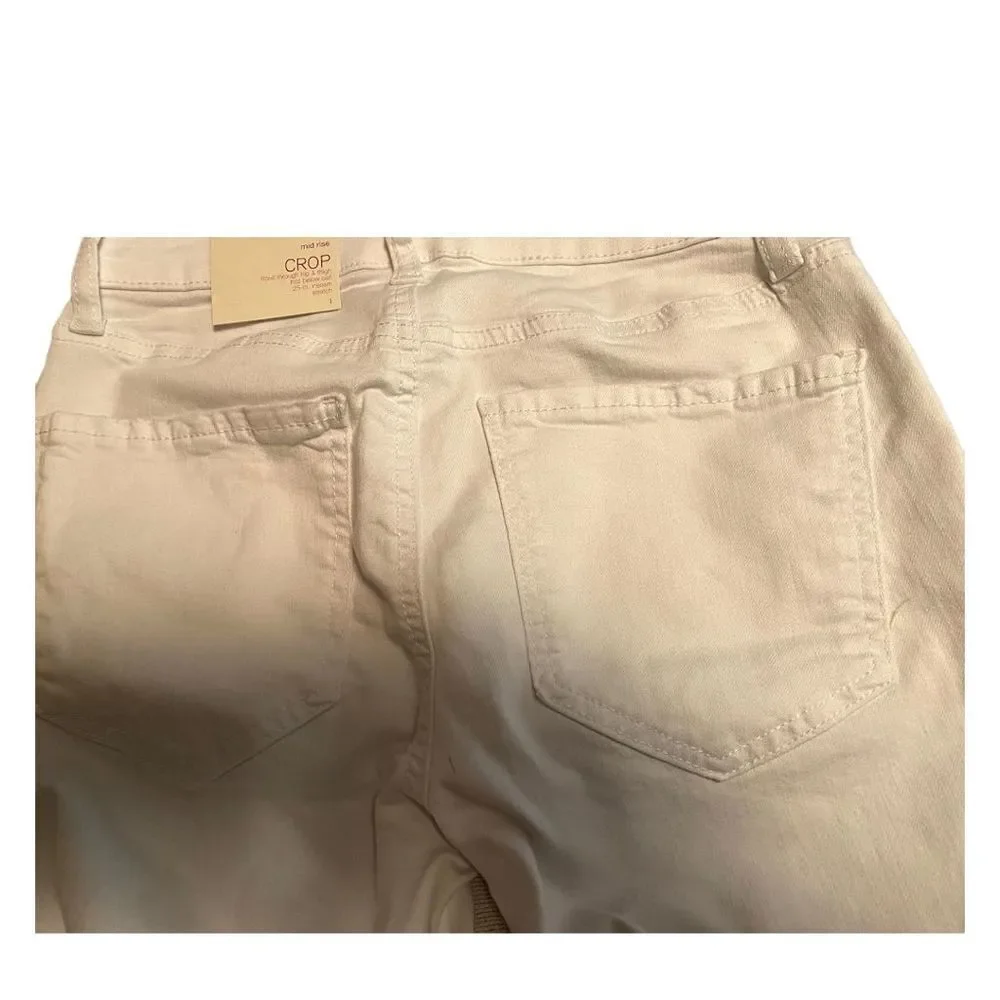 JUNIORS' SO Mid-Rise Cropped Jeggings - Picture 5 of 7